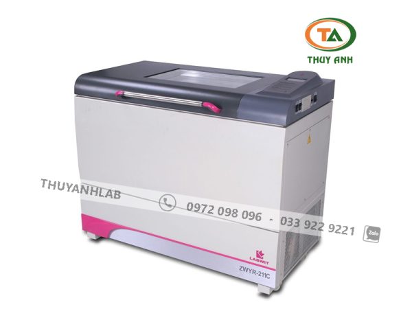 Tủ ấm lắc có làm lạnh 4oC 260 lít 300 vòng/phút ZWYR-211C