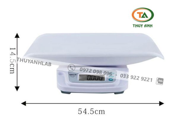 Cân Y Tế Trẻ Sơ Sinh 1 Số Tích Hợp Chức Năng 2 Số 10 - 20Kg WPT-10-20D MRC