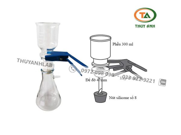 Bộ lọc vi sinh 47mm 2000ml 2000.2000.ST