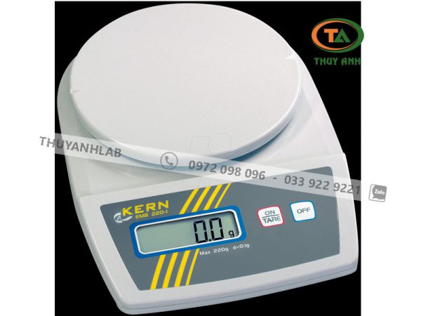 Cân kỹ thuật 1 số lẻ (500g/0.1g) EMB 500-1SS05