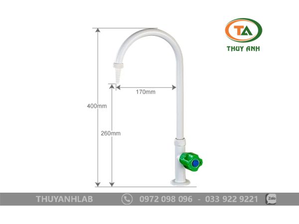 Vòi rửa 1 nhánh dùng cho phòng thí nghiệm XSD-1101