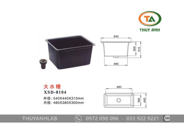  Bồn rửa thí nghiệm XSD8104