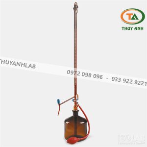 Buret tự động isolab màu nâu
