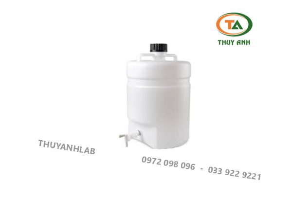  Can nhựa đựng nước cất có van 10 lít