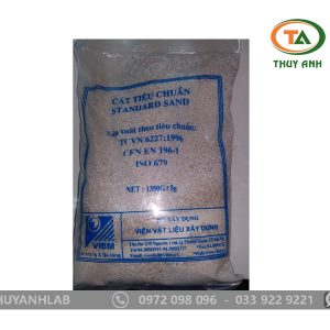 Cát tiêu chuẩn viện vật liệu xây dựng