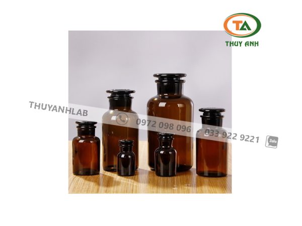 Chai nâu miệng rộng 250ml