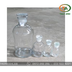 Chai thủy tinh nút mài (nút nhám)