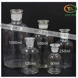 Chai trắng miệng hẹp 500ml