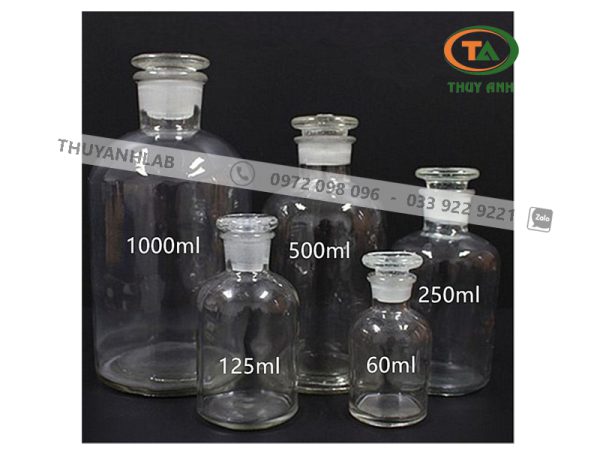 Chai trắng miệng hẹp 1000ml