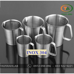 Cốc inox chia vạch 1000ml