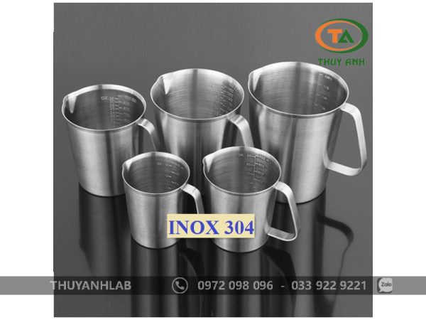 Cốc inox chia vạch 1000ml