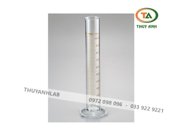 Ống đong thủy tinh nút nhựa isolab
