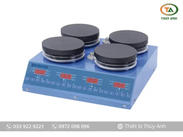 Máy khuấy từ gia nhiệt 524G BIOBASE (4 vị trí)
