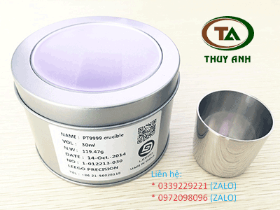 Chén nung Platinum (Bạch kim, Pt) giá tốt