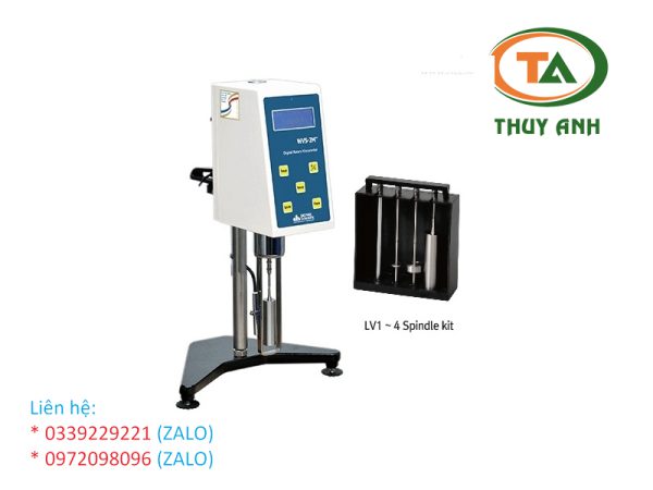 Máy đo độ nhớt WVS-0.1M Daihan (100.000cP, 4 mức tốc độ)