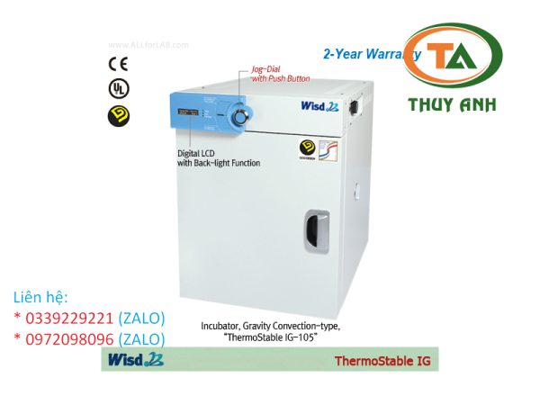 Tủ ấm ThermoStable IG-155 Daihan (Đối lưu tự nhiên, 155 lít)