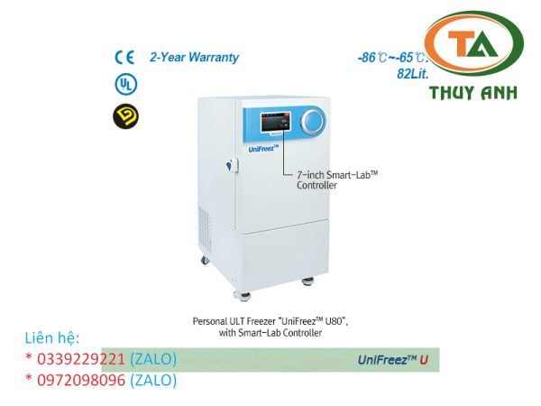 Tủ lạnh âm sâu UniFreez U80 Daihan (-86ºC, loại đứng/để bàn, 82 lít)