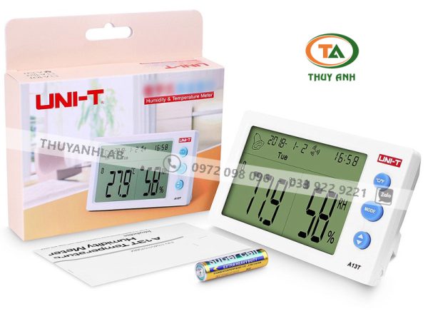 Máy nhiệt ẩm kế A13T UNI-T (10°C ~ 50°C)