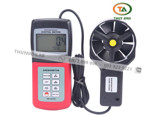 Máy đo tốc độ gió AM-4836V Total Meter