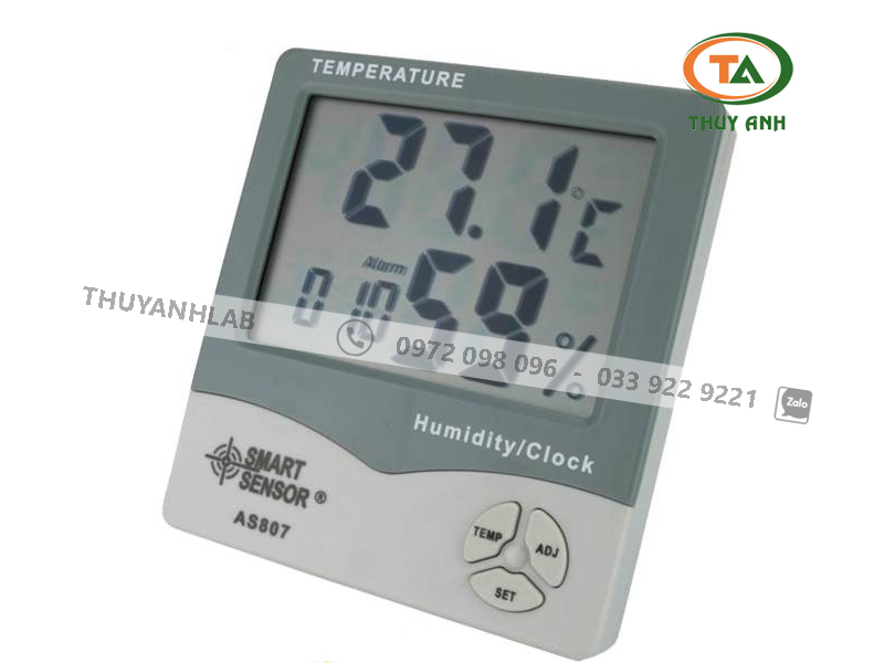 Nhiệt ẩm kế AR807 SMARTSENSOR (-20°C - 70°C )