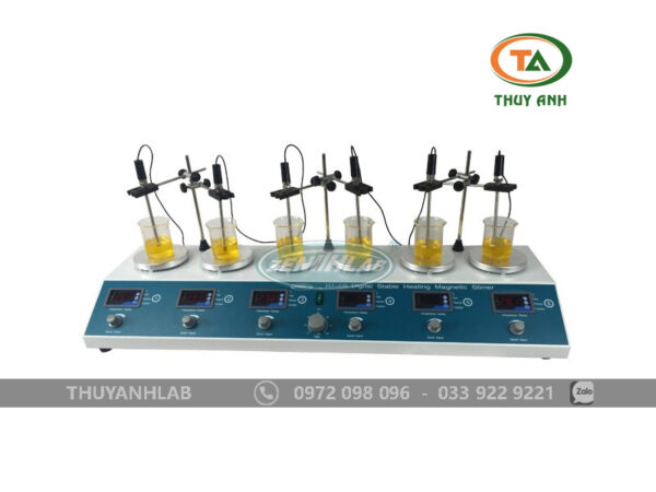 Máy khuấy từ gia nhiệt HJ-6B ZENITH LAB (4/6 vị trí)