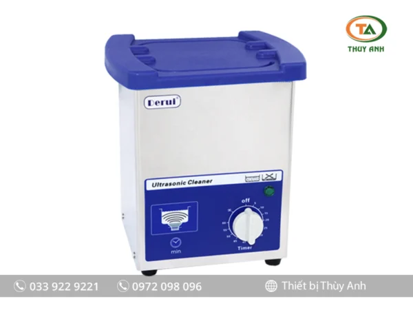 Bể rửa siêu âm DR-MS22 DERUI (2.2 lít, 40KHz)