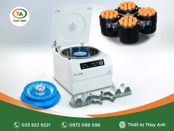 Máy ly tâm tốc độ cao H4-20K KeCheng (21000 RPM, 30642xg)