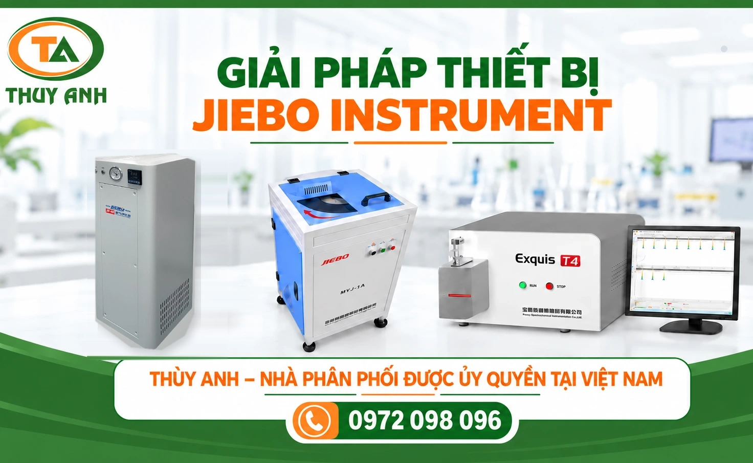 Thùy Anh Lab là đơn vị được ủy quyền phân phối sản phẩm của JIEBO Instrument tại Việt Nam